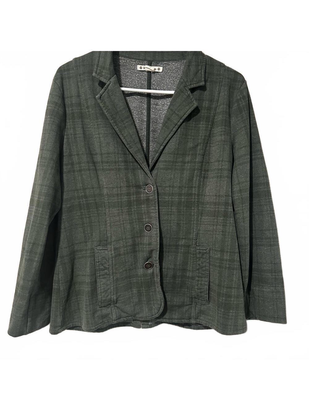 Vintage Ruff Hewn Green Plaid Women's Jacket